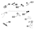 Page F Diagram and Parts List for K161-28661  Kohler Engine