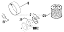 Page B Diagram and Parts List for K161-28289  Kohler Engine