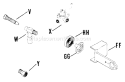 Part Location Diagram of 230123 Kohler BRACKET - DISCONTINUED
