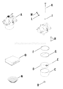 Page G Diagram and Parts List for K161-28469  Kohler Engine