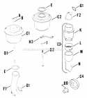 Page B Diagram and Parts List for K161-28102  Kohler Engine