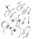 Page K Diagram and Parts List for K181-301000  Kohler Engine