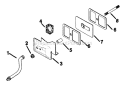 Page C Diagram and Parts List for K181-301000  Kohler Engine