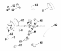 Page J Diagram and Parts List for K241-4602  Kohler Engine