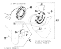 Part Location Diagram of 277063-S Kohler Stator, Alternator (30 Amp)