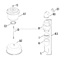 Page A Diagram and Parts List for K241-51115A  Kohler Generator