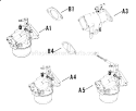Part Location Diagram of 47-053-13 Kohler Adjustable Jet Carburetor Assembly