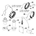 Page E Diagram and Parts List for K241-46322  Kohler Engine