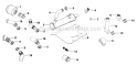 Exhaust Diagram and Parts List for K301-47541  Kohler Engine