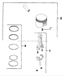 Part Location Diagram of 4810803-S Kohler Ring Set (.020)