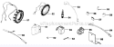 Breakerless Ignition Diagram and Parts List for K301-47541  Kohler Engine