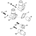 Page J Diagram and Parts List for K361-23100  Kohler Engine