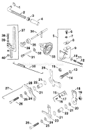 Page M Diagram and Parts List for K361-23100  Kohler Engine