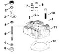 Page H Diagram and Parts List for K361-23100  Kohler Engine