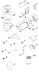 Page W Diagram and Parts List for K662-45349B  Kohler Engine