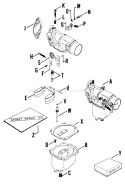 Page F Diagram and Parts List for K660-33110  Kohler Engine