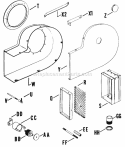 Page B Diagram and Parts List for K662-3971  Kohler Engine