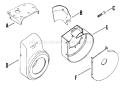 Page B Diagram and Parts List for K91-31727  Kohler Engine