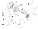 Page M Diagram and Parts List for K91-31978  Kohler Engine