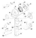 Page A Diagram and Parts List for K91-27199  Kohler Engine