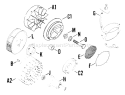 Page O Diagram and Parts List for K91-27199  Kohler Engine