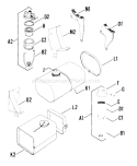 Page P Diagram and Parts List for K91-27199  Kohler Engine