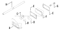 Page D Diagram and Parts List for K91-27199  Kohler Engine