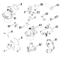 Page F Diagram and Parts List for K91-27199  Kohler Engine