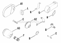 Page M Diagram and Parts List for K91-4011D  Kohler Generator