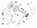 Page N Diagram and Parts List for K91-4011D  Kohler Generator