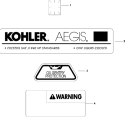 Page F Diagram and Parts List for LH750-0003  Kohler Engine