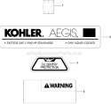 Page D Diagram and Parts List for LH750-0010  Kohler Engine