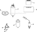 Page M Diagram and Parts List for LH775-0010  Kohler Engine