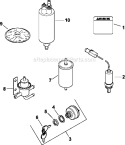 Page M Diagram and Parts List for LH775-0011  Kohler Engine