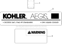 Page F Diagram and Parts List for LH775-0011  Kohler Engine