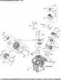 Part Location Diagram of 6604120-S Kohler Kit, Cyl Head Gasket (Num-1Side) Use 66 841 01-S