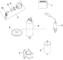Part Location Diagram of 6652208 Kohler Lh775 Short Block