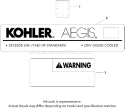 Part Location Diagram of 6611317-S Kohler Decal: 31hp (efi)