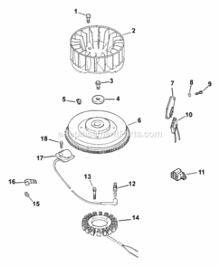 IgnitionElectrical_(Tp-2508) Diagram and Parts List for LV625-831501  Kohler Engine