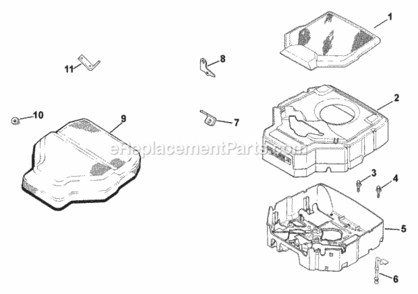 Blower_Housing_And_Baffles_(Tp-2508) Diagram and Parts List for LV625-831501  Kohler Engine
