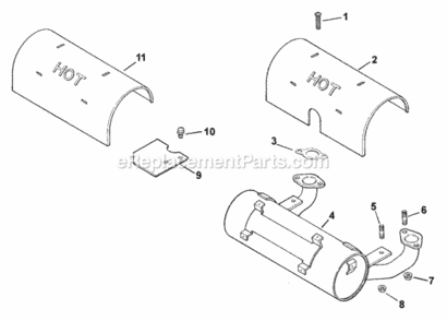 Part Location Diagram of 2404102-S Kohler Gasket