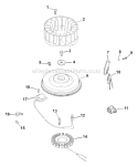 Page K Diagram and Parts List for LV680-0001  Kohler Engine