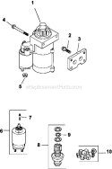 Page J Diagram and Parts List for LV680-0012  Kohler Engine