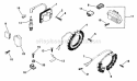 Part Location Diagram of 4751842-S Kohler Lead, White, Module To Kill Switch