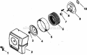 Page A Diagram and Parts List for M10-461554  Kohler Engine