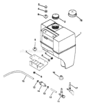 Page O Diagram and Parts List for M12-471505  Kohler Engine