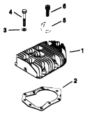 Page H Diagram and Parts List for M12-471585  Kohler Engine