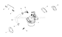 Page E Diagram and Parts List for M14-601533  Kohler Engine