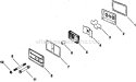 Page B Diagram and Parts List for M10-461554  Kohler Engine
