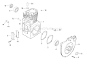 Page G Diagram and Parts List for M16-711575  Kohler Engine